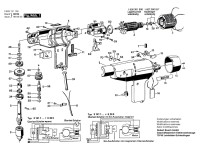 Bosch 0 603 121 103 E 20 S Drill 220 V / Eu Spare Parts